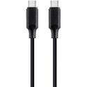 Cable Type-C to Type-C - 1.5 m - Cablexpert CC-USB2-CMCM60-1.5M, 60W Type-C Power Delivery (PD) charging & data cable, 1.5 m, Black
