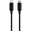 Cable Type-C to micro-USB - 1.5 m - Cablexpert CC-USB2-CMMBM-1.5M, USB Type-C to micro-USB charging & data cable, 1.5 m, Black
