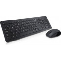 Wireless Keyboard & Mouse Dell KM7120W, Multimedia Keys, 2.4Ghz/BT, Russian, Titan Grey