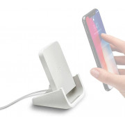Logitech Wireless charging stand for iPhone, iPhone - up to 7.5W, Qi-compatible smartphones - 5W, 939-001630