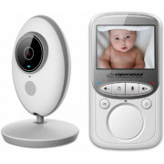 Baby monitor Esperanza JUAN EHM003, LCD 2.4",  Range: 50m indoor, 260m outdoor, Automatic night vision, VOX function, Long battery life (up to 20 hours in VOX mode), Cable length of power adapter: 250 cm, 2 Power adapters, Multiple languages support (Engl