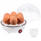 Egg boiler Esperanza EGGMASTER EKE001, Power: 350 W, Cooking eggs: 1-7 eggs at one time, Cooking eggs in different hardness: soft, medium, hard, Measuring cup with pricker, Automatic switch off, Power cord length: 55 cm, Product size: O15.7 cm; height 17