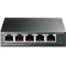 .5-port 10/100/1000Mbps POE+ Easy Smart Switch TP-LINK TL-SG105PE, 65W Budget, Steel Case