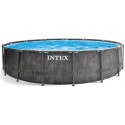 Intex 26744 Piscina Сadru Metal PREMIUM GREYWOOD 549x122cm, 24311L
