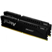 64GB DDR5-5600MHz  Kingston FURY Beast (Kit of 2x32GB) (KF556C40BBK2-64), CL40-40-40, 1.25V, Black