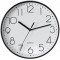 Hama 186343 "PG-220" Wall Clock, Low-noise, black, 22 cm