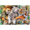 Trefl 20152 Puzzles - "501" - Wild Cats in the Jungle / Wooden Puzzles