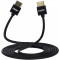 Cable 2Е HDMI 2.0 (AM/AM), Slim, High Speed, Alumium, 2m, black