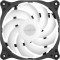 2E GAMING Case fan OEM (F120ARGB), 120mm, 3PIN + 3PIN 5V Aura, white blades, black frame