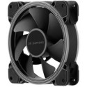 2E GAMING Case fan  AIR COOL (ACF120B-RGB), 120mm, Molex 4PIN +2510-3PIN, black blades, black frame