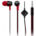 Earphones SVEN E-190M, Black, with Microphone, 4pin 3.5mm mini-jack, cable 1.2m