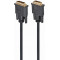 Cable DVI M to DVI M, 4.5m, Cablexpert DVI-D Dual link with ferrite, CC-DVI2-BK-15