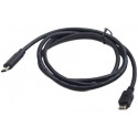 Blister Type-C/MicroUSB,  1.5 m, Cablexpert, Black