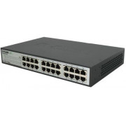 24-ports 10/100/1000Mbps Switch D-Link DGS-1024D/I2A, 19" Rackmountable