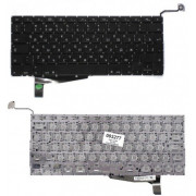 Keyboard Apple Macbook Pro 15" A1286 (2008) w/o frame "ENTER"-small ENG/RU Black
