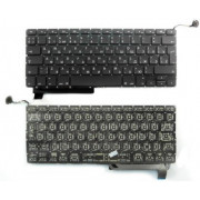 Keyboard Apple Macbook Pro 15" A1286 (2009-2012) w/o frame "ENTER"-big ENG/RU Black