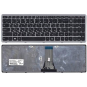 Keyboard Lenovo Z510 G500S G505S S500 S510 Flex 15 Flex 2-15 ENG/RU Silver/Black
