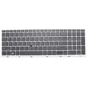 Keyboard HP Elitebook 750 G5 755 G5 850 G5 855 G5 w/Backlit ENG/RU Silver/Black