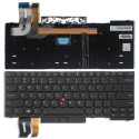 Keyboard Lenovo ThinkPad E480 L480 T480S w/trackpoint w/Backlit  ENG/RU Black