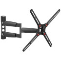 Wall Mount Barkan BM343LP Black 13"-65" Full Motion, max.40kg, VESA mm: up to 400x400mm