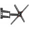 Wall Mount Barkan BM343LP Black 13"-65" Full Motion, max.40kg, VESA mm: up to 400x400mm
