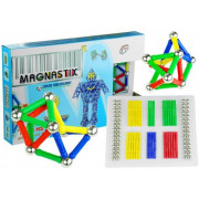 54157 Constructor Magnetic Magnastix 136 Pcs
