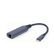  Gembird A-USB3C-LAN-01, USB type-C Gigabit network adapter, Space Grey