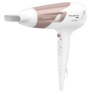 Hair Dryer Rowenta CV5830F0, 2100W, 2 speeds, 3 heat modes,DС motor. diffusor, concentrator, ionic, white pink
