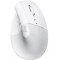 Wireless Mouse Logitech Lift Vertical, Optical, 400-4000 dpi, 6 buttons, 1xAA, BT/2.4 Ghz, White