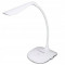 Desk Lamp Esperanza ACRUX ELD103W White, 14 LED’s, Touch switch, 3 levels of brightness, Light color: 5500K, Flexible arm, Built-in eye protection filter, Power: 3W, The angle of incidence of light: 120%, Power supply: USB 5V/0,5A or 4 AAA batteries (USB