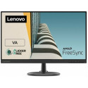 23.8" LENOVO C24-20, Black, VA, 1920x1080, 75Hz, FreeSync, 4ms, 250cd, DCR 3M:1, D-Sub+HDMI+AudioOut