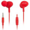 XO earphones, S6 Candy music, Red