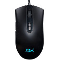 HYPERX Pulsefire Core Gaming Mouse, Black, 400–6200 DPI, 4 DPI presets, Pixart 3327 sensor, RGB Logo, 7 x button mouse with ultra-responsive Omron switches, Comfortable symmetric design, Easy customisation with HyperX NGenuity software, USB,  87g