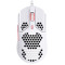 HYPERX Pulsefire Haste Gaming Mouse, White/Pink, Ultra-light hex shell design, 400–16000 DPI, 4 DPI presets, Pixart PAW3335 Sensor, Split-button design for extra responsiveness, Per-LED RGB lighting, USB, 80g