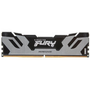 16GB DDR5-6400  Kingston FURY® Renegade Silver DDR5, PC51200, CL32, 1.25V, 1Rx8, Auto-overclocking, Symmetric Black / Silver Large heat spreader, Intel XMP 3.0 Ready  (Extreme Memory Profiles)
