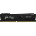 32GB (Kit of 2*16GB) DDR4-3600  Kingston FURY® Beast DDR4, PC28800, CL18, 1.35V, Auto-overclocking, Asymmetric BLACK low-profile heat spreader, Intel XMP Ready  (Extreme Memory Profiles)