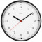 Hama 186446 Linea Wall Clock, Diameter 25 cm, Quiet, black