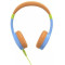 Hama 184106 Kids Guard Children's Headphones, On-Ear, Volume Limiter, Flexible, blue