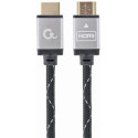  Gembird CCB-HDMIL-2M, 2m, HDMI male-male, Select Plus Series, High speed HDMI cable with Ethernet, Supports 4K UHD resolutions at 60 Hz, Durable nylon braiding and premium style connectors
