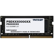 8GB DDR4-3200 SODIMM  PATRIOT Signature Line, PC25600, CL22, 1 Rank, Single-sided module, 1.2V