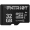 32GB microSD Class10 U1 UHS-I + SD adapter Patriot LX Series microSD, Up to 80MB/s
