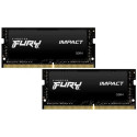 32GB DDR4-3200MHz SODIMM Kingston FURY Impact (Kit of 2x8GB) (KF432S20IBK2/32), CL20, 1.2V, XMP, Blk