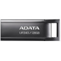 128GB USB3.1 Flash Drive ADATA UR340, Black, Metal Case, Slim Capless, Keychain (R:Up to 100 MB/s)