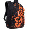 Backpack Rivacase 5430, for Laptop 15,6" & City bags, Black/Orange