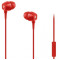 ttec Headphones In-Ear with Microphone 3.5mm Pop, Red