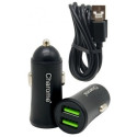 Charome Car Charger with Cable USB to Lightning C6, Black 