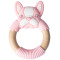 Bibipals Teething Ring Koala, Pink and White