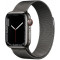 Apple Series 7 GPS + LTE (MKJ23) 41mm Graphite Stainless Steel with Graphite Milanese Loop