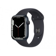 Apple Watch Series 7 GPS 41mm Midnight Aluminum Case with Midnight Sport Band (MKMX3)
