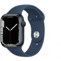 Apple Watch Series 7 45mm MKNR3 GPS Blue Aluminium Case with Abyss Blue Sport Band 